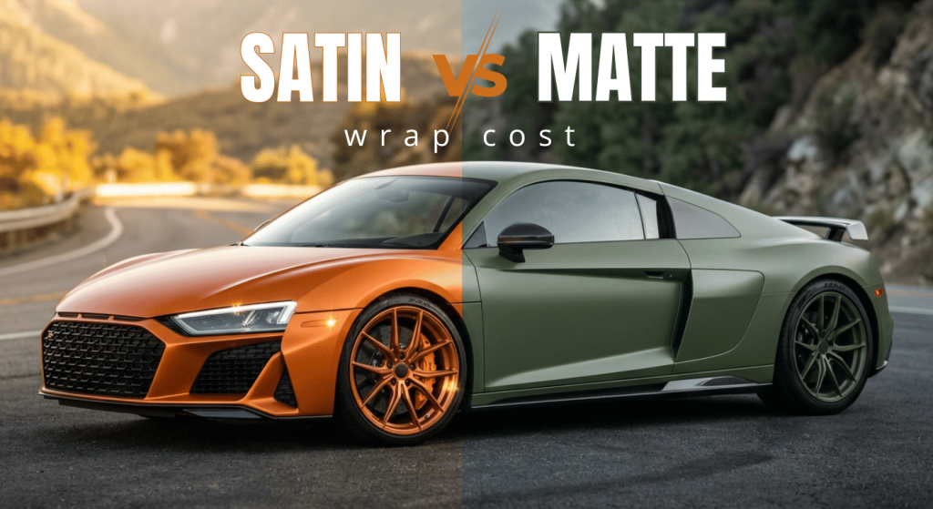 satin vs matte wrap