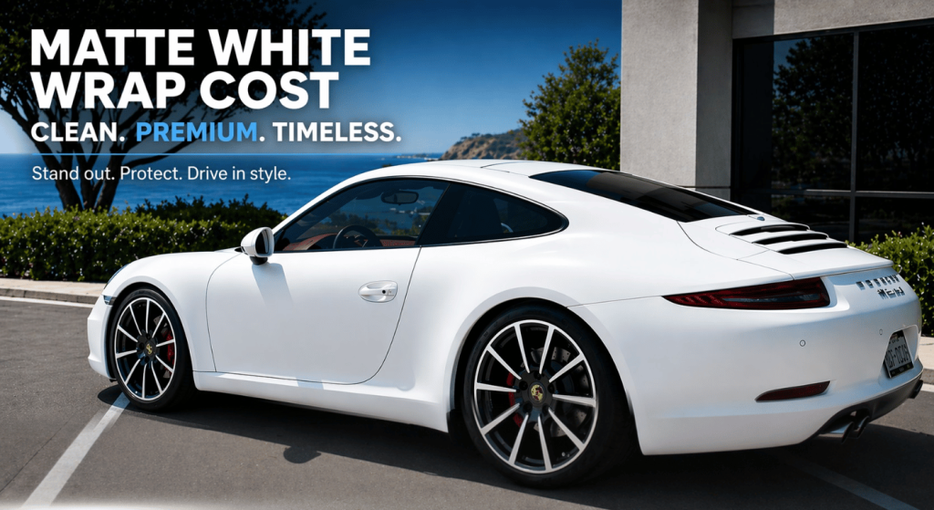 Matte White Wrap Cost in 2026