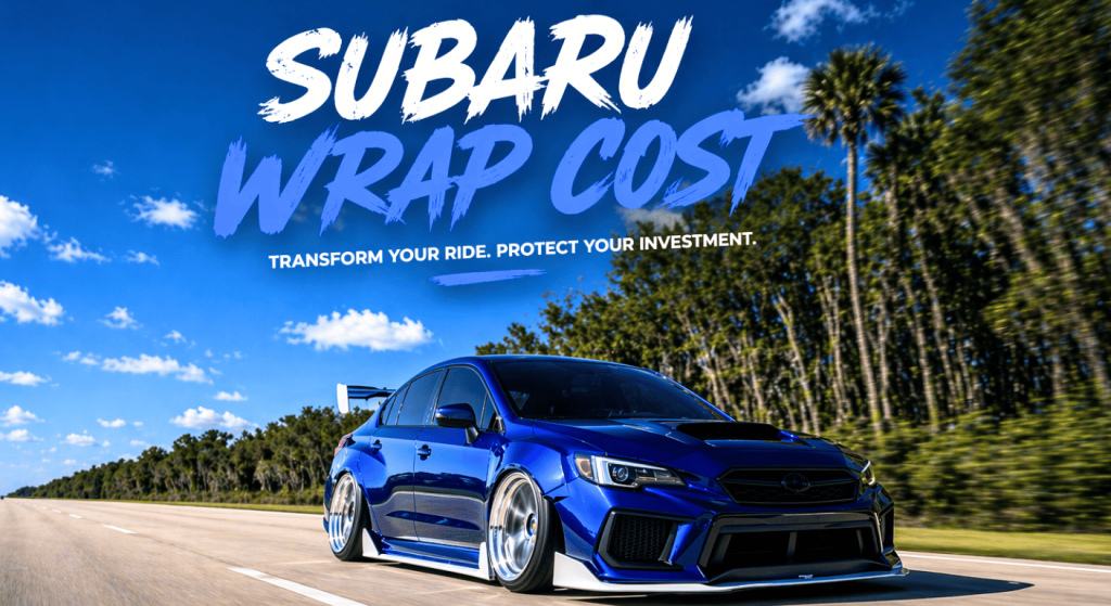 Subaru WRX Wrap Cost in 2026