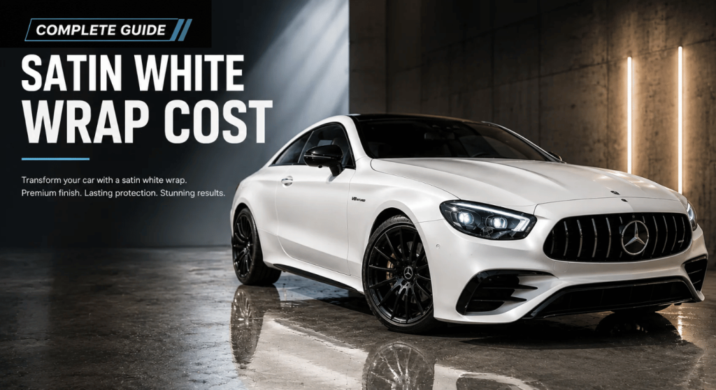 Satin White Wrap Cost in 2026