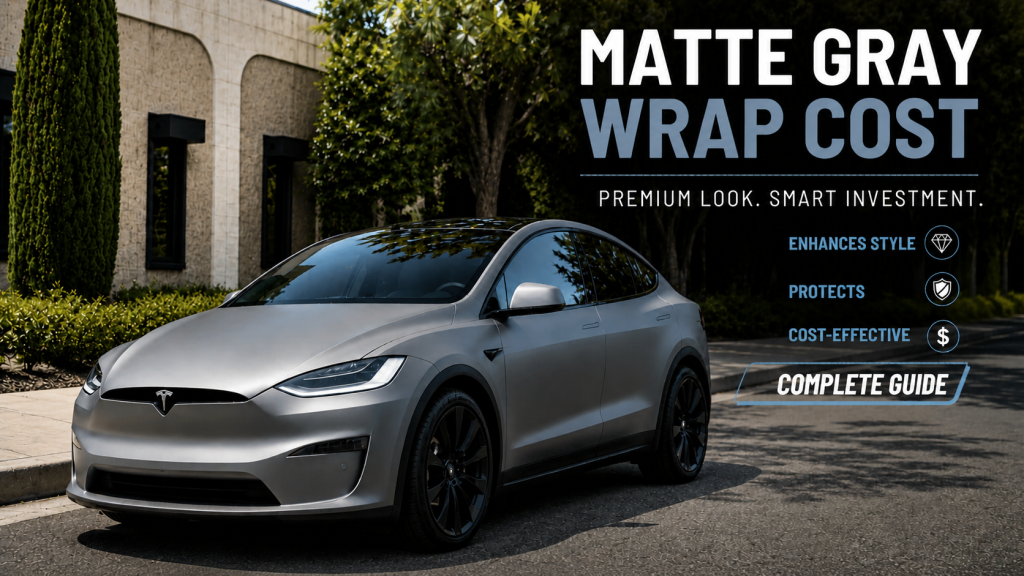 Matte Gray Wrap Cost in 2026