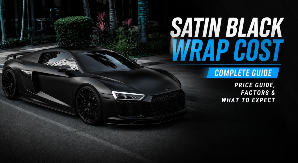 Satin Black Wrap Cost in 2026