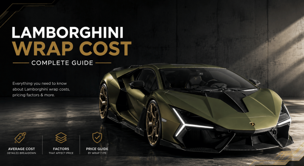 Lamborghini Wrap Cost in 2026